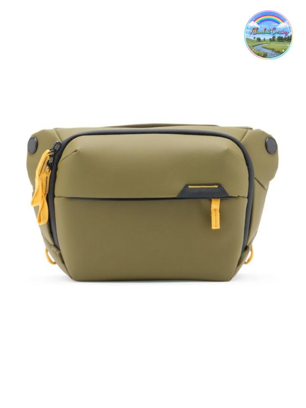Crossbody Sling Bag 3L, Weatherproof Nylon, Adjustable Strap, Padded